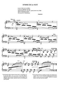 Hymne de la nuit - Franz Liszt